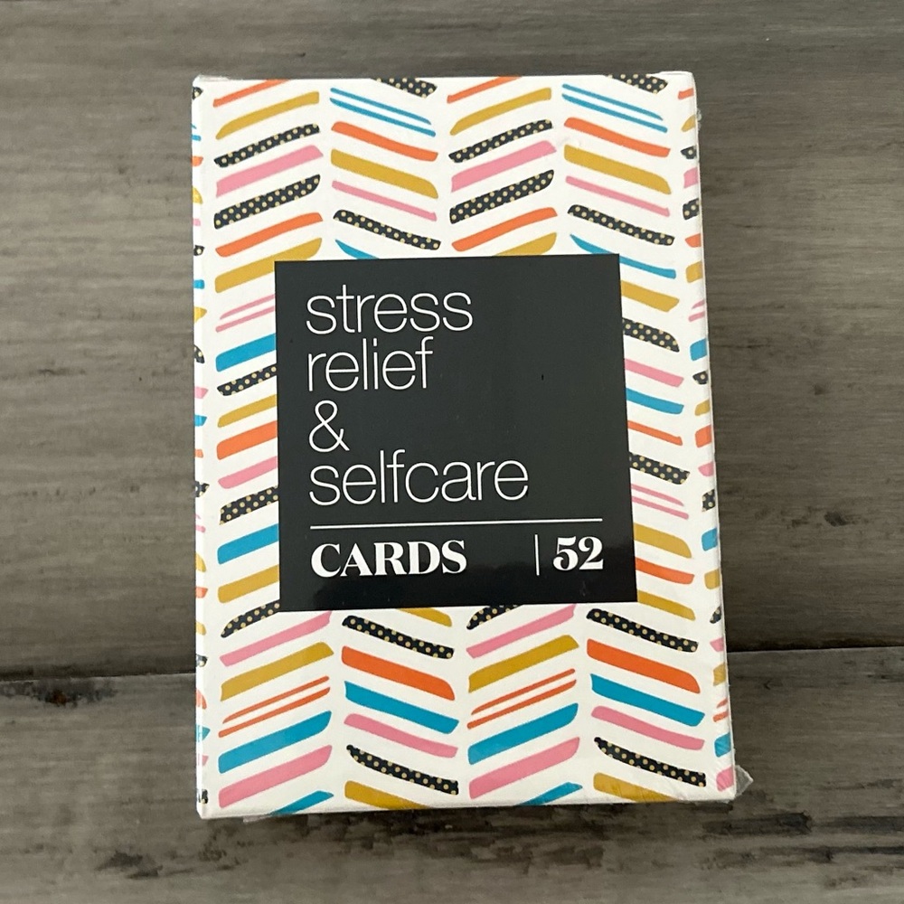 [NWT] 52 Stress Less & Self Care Cards - Mindfulness & Meditation Exercises